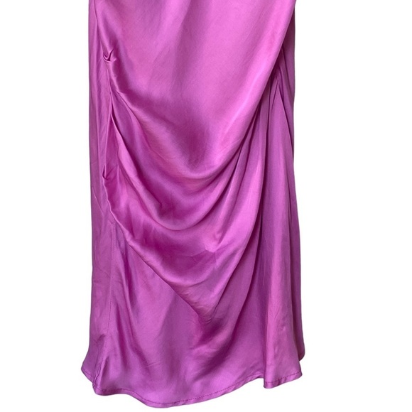 Astr Pink Satin Mini Dress - Picture 6 of 11